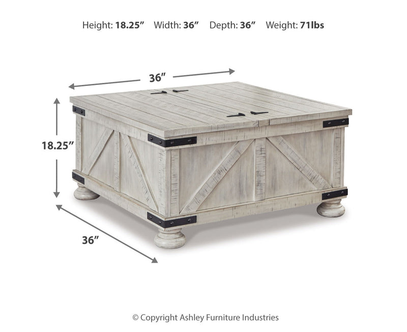Carynhurst Cocktail Table with Storage