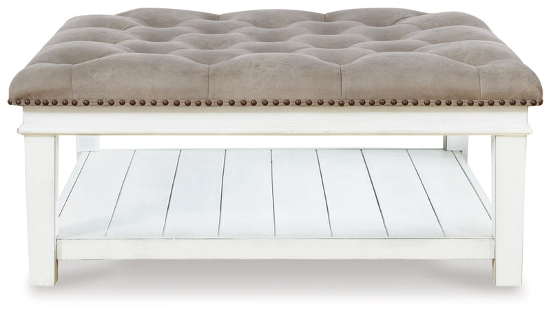Kanwyn Upholstered Ottoman Cocktail Table