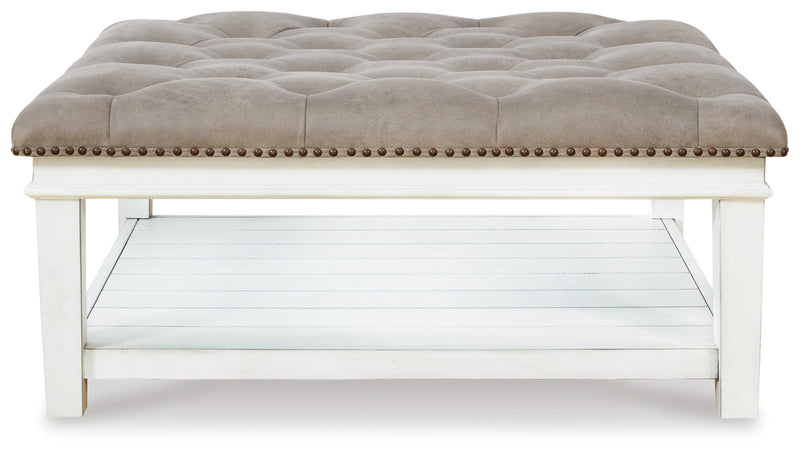Kanwyn Upholstered Ottoman Cocktail Table