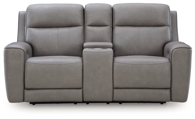 5Z-Relaxation Power Reclining Loveseat/Console/Adjustable Headrest