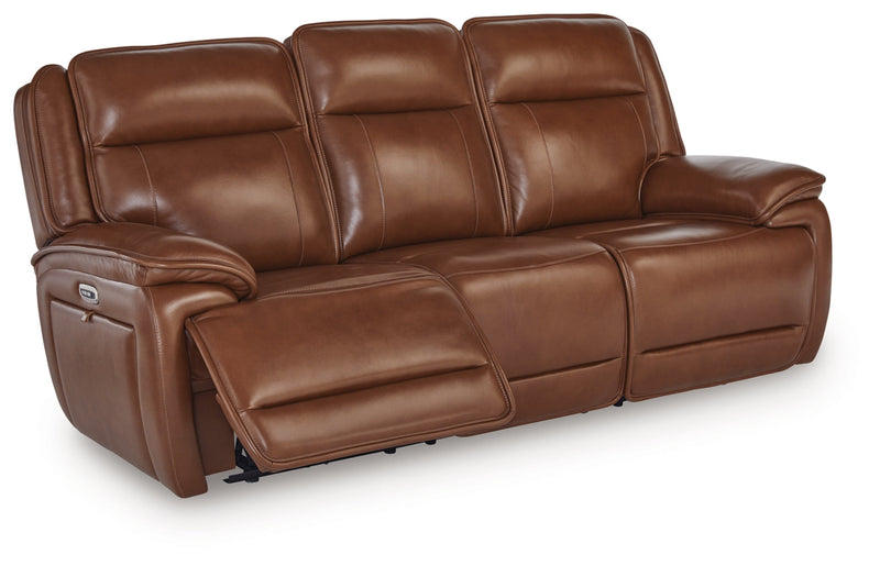 Healy Pier Power Reclining Sofa with Adjustable Headrest