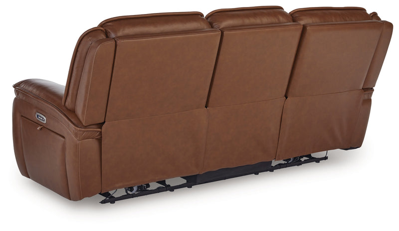 Healy Pier Power Reclining Sofa with Adjustable Headrest