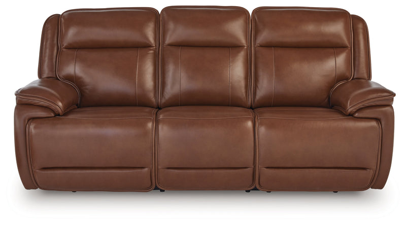 Healy Pier Power Reclining Sofa with Adjustable Headrest