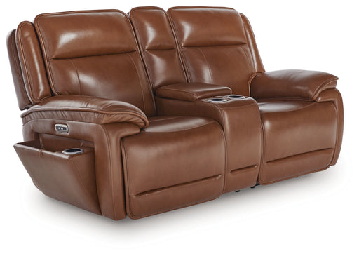 Healy Pier Power Reclining Loveseat/Console/Adjustable Headrest Default Title