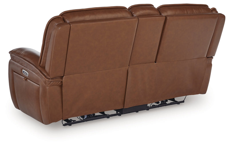 Healy Pier Power Reclining Loveseat/Console/Adjustable Headrest