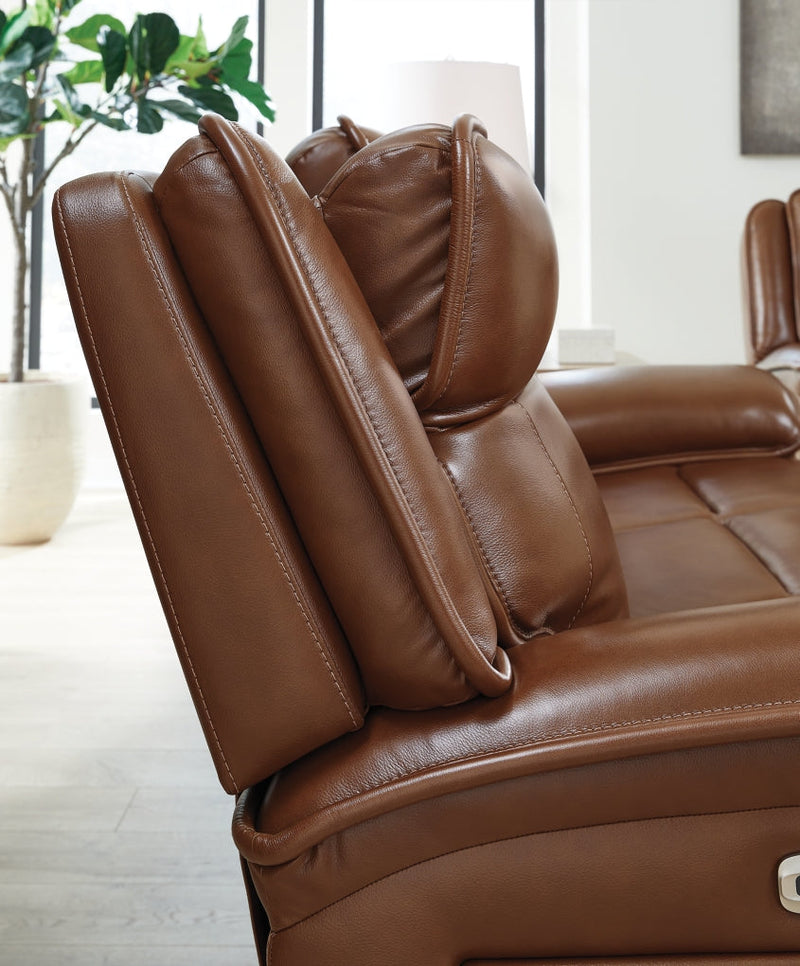 Healy Pier Power Reclining Sofa with Adjustable Headrest
