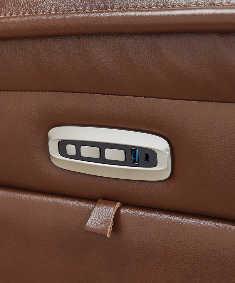 Healy Pier Power Reclining Sofa with Adjustable Headrest