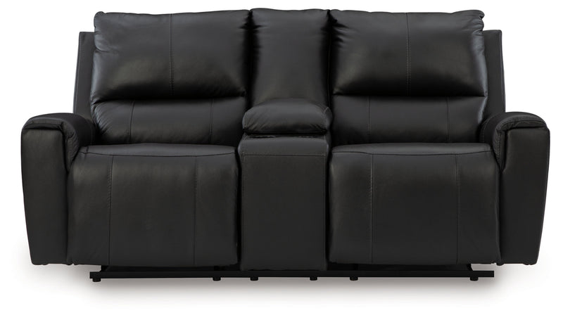 Danemere DBL Reclining Loveseat w/Console