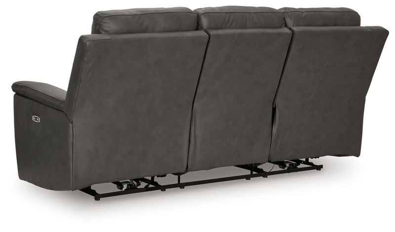 Beryton Power Reclining Sofa with Adjustable Headrest