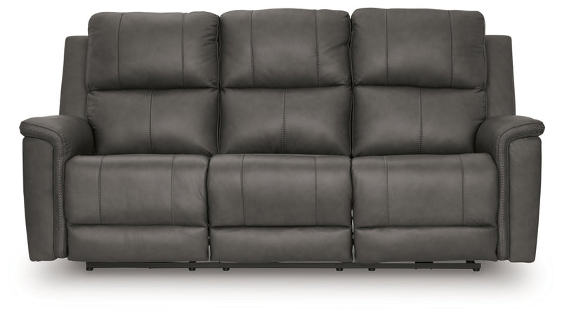 Beryton Power Reclining Sofa with Adjustable Headrest