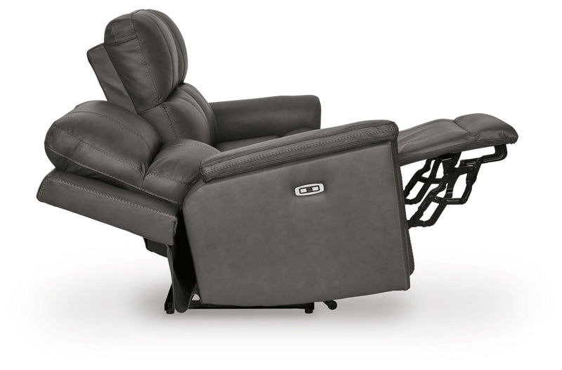 Beryton Power Reclining Sofa with Adjustable Headrest