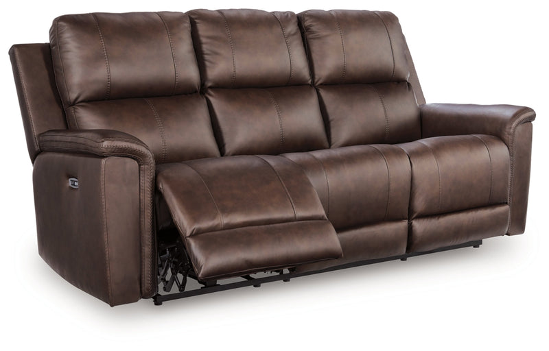 Beryton Power Reclining Sofa with Adjustable Headrest