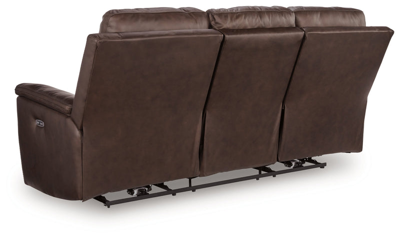Beryton Power Reclining Sofa with Adjustable Headrest