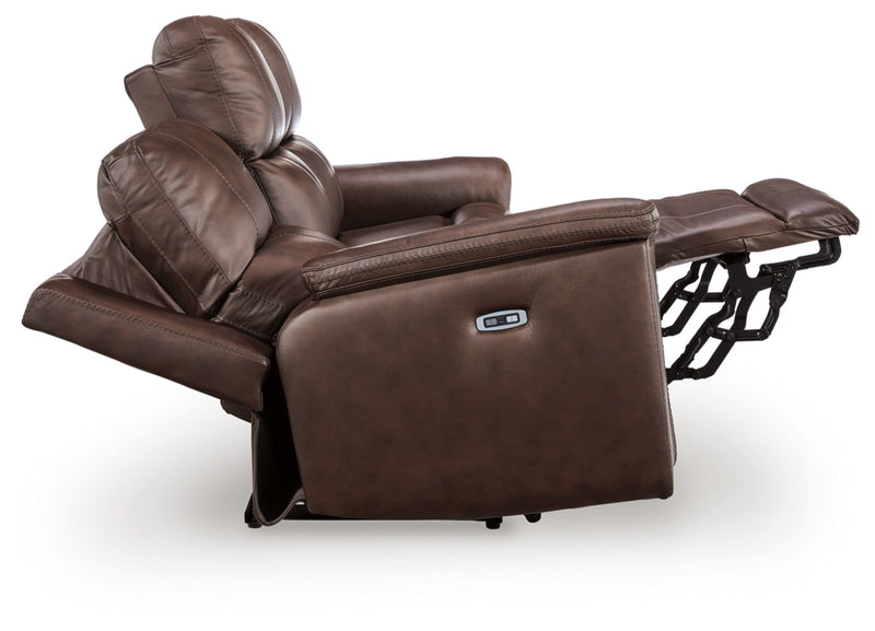 Beryton Power Reclining Sofa with Adjustable Headrest