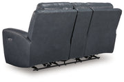 Momentum Moves Power Reclining Loveseat/Console/Adjustable Headrest