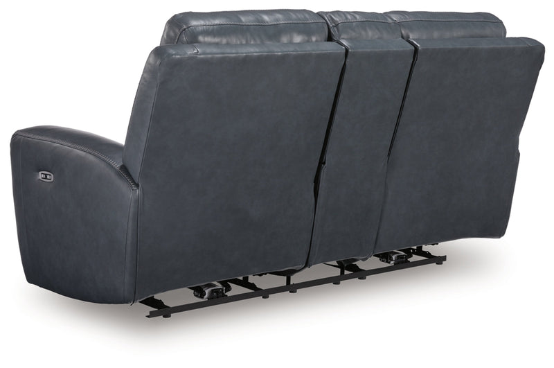 Momentum Moves Power Reclining Loveseat/Console/Adjustable Headrest