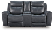 Momentum Moves Power Reclining Loveseat/Console/Adjustable Headrest
