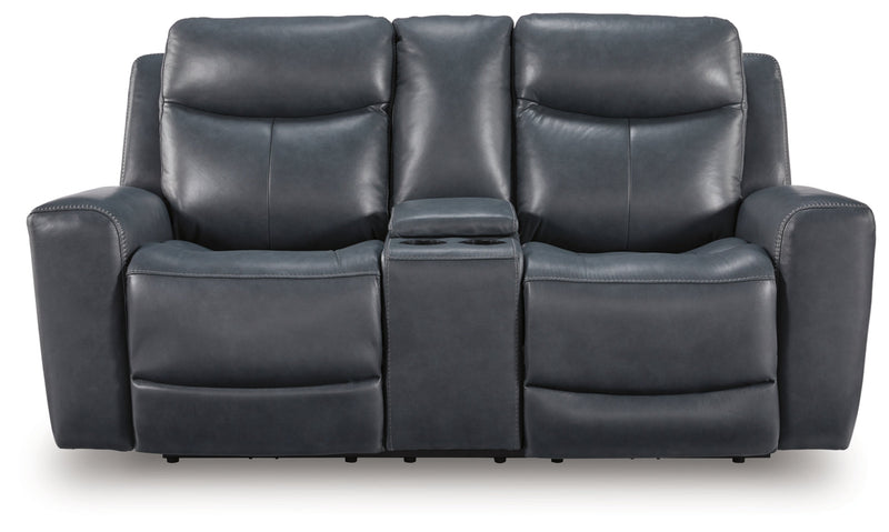 Momentum Moves Power Reclining Loveseat/Console/Adjustable Headrest