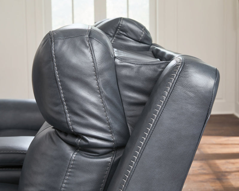 Momentum Moves Power Reclining Loveseat/Console/Adjustable Headrest