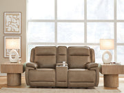 Malcesine Power Reclining Loveseat/Console/Adjustable Headrest