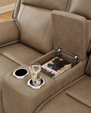 Malcesine Power Reclining Loveseat/Console/Adjustable Headrest