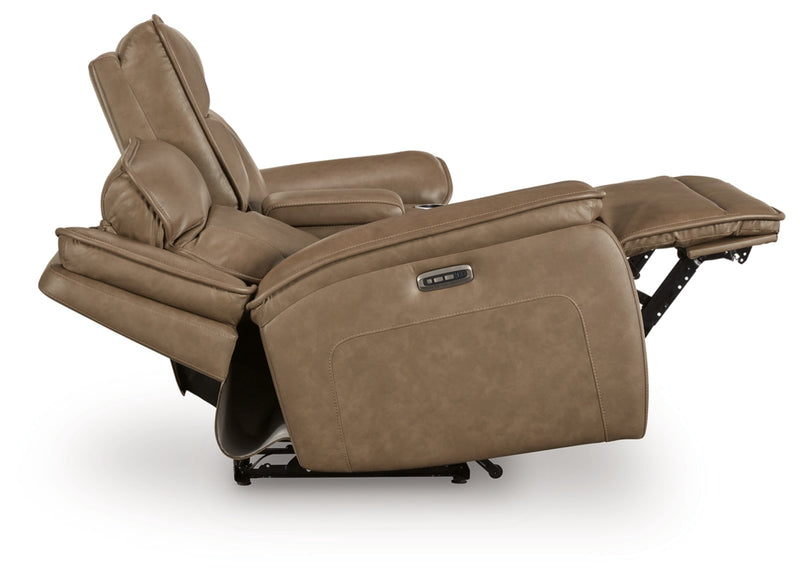 Malcesine Power Reclining Loveseat/Console/Adjustable Headrest