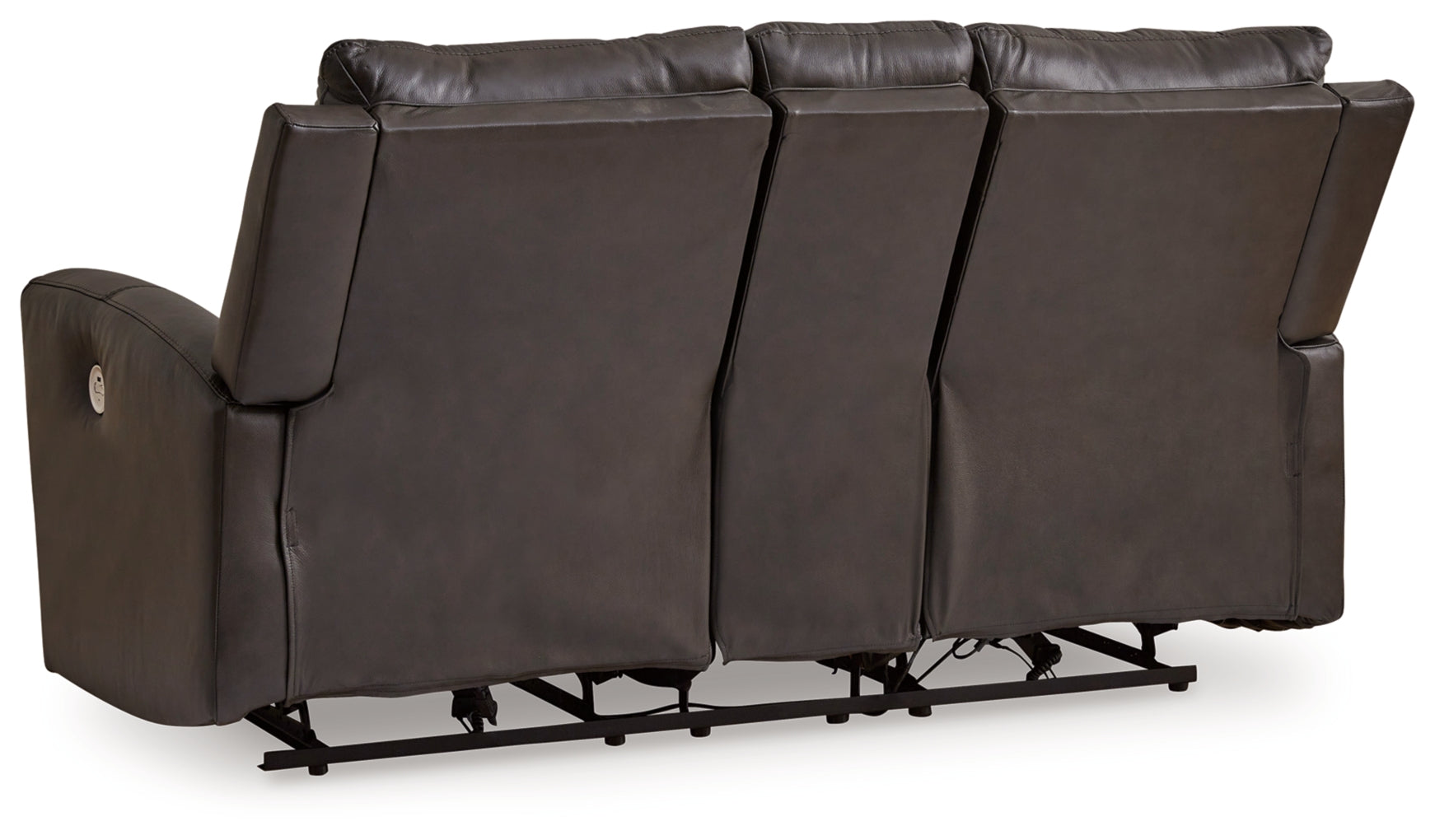 Boxmere DBL Reclining Power Loveseat w/Console by Ashley Furniture