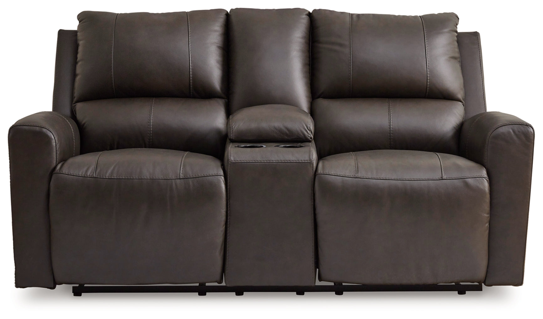 Boxmere DBL Reclining Power Loveseat w/Console by Ashley Furniture