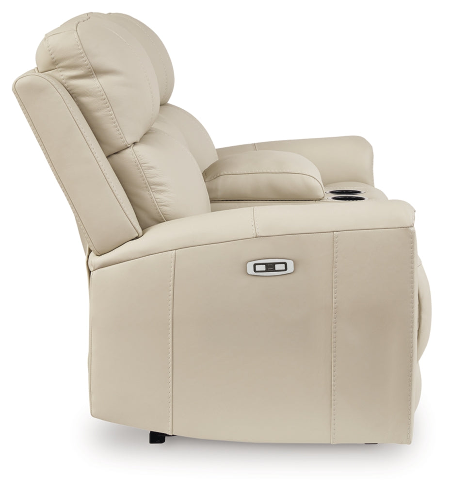 Dahlmoore DBL Reclining Power Loveseat w/Console by Ashley Furniture
