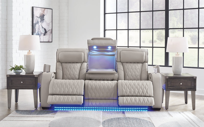 Boyington Power Reclining Sofa with Adjustable Headrest