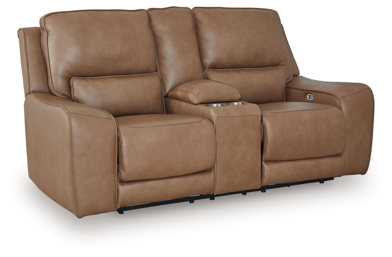 Silverbrooke Power Reclining Loveseat/Console/Adjustable Headrest