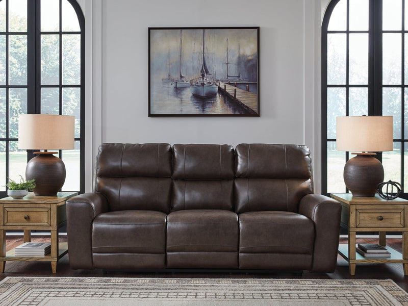 Beadel Power Reclining Sofa with Adjustable Headrest