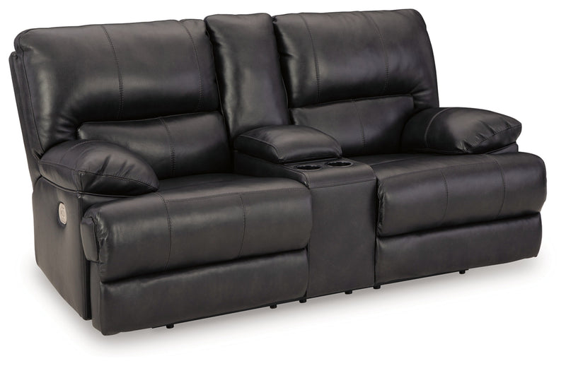Mountainous Power Reclining Loveseat/Console/Adjustable Headrest Default Title