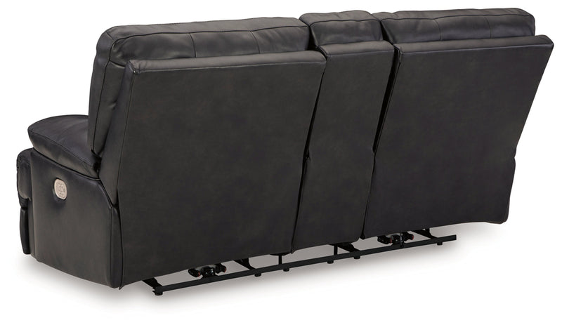 Mountainous Power Reclining Loveseat/Console/Adjustable Headrest