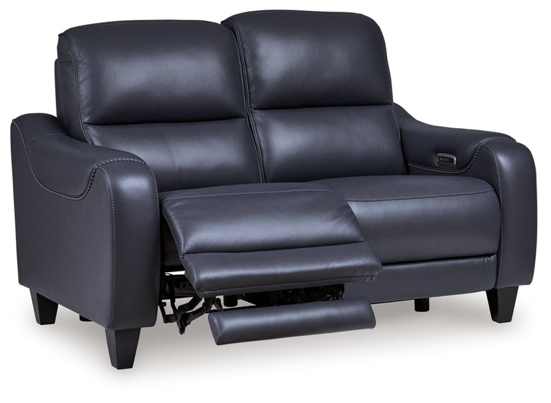 Mercomatic Power Reclining Loveseat/Adjustable Headrest