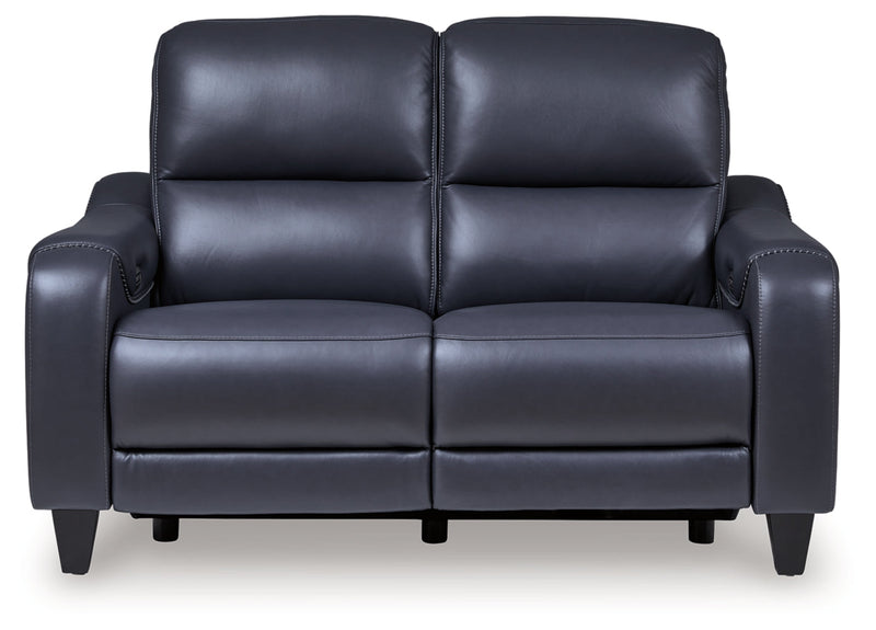 Mercomatic Power Reclining Loveseat/Adjustable Headrest