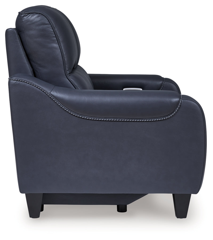 Mercomatic Power Reclining Loveseat/Adjustable Headrest