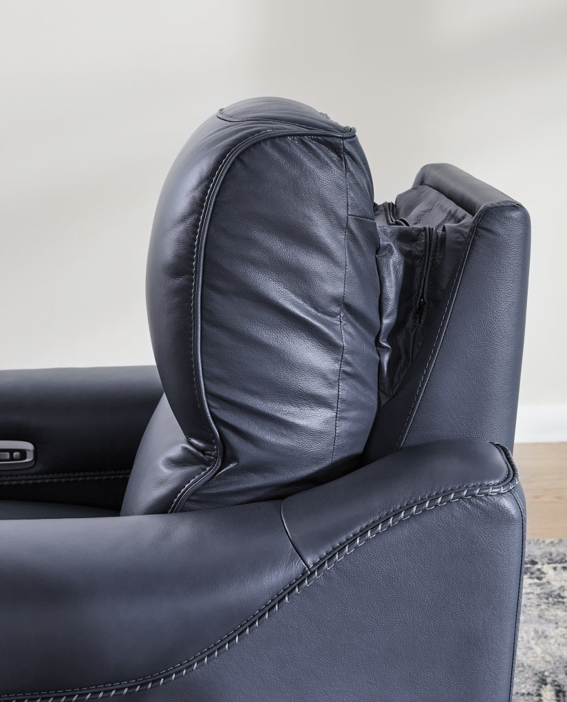Mercomatic Power Reclining Loveseat/Adjustable Headrest