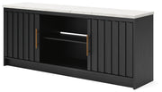 Cadmori XL TV Stand w/Fireplace Option