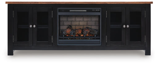 Wildenauer Mantels and Fireplaces 76" TV Stand with Electric Fireplace