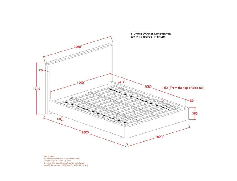 ANDOVER Bed - Berre Furniture