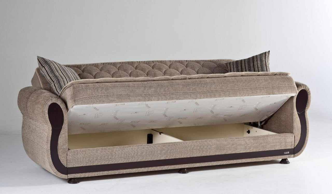 Argos 3 Seat Sleeper Sofa (Zilkade L.Brown) by Bellona
