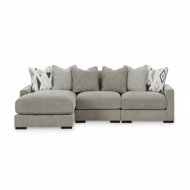 Aslan Court 3 - Piece Sofa Sectional with Chaise - Berre Furniture