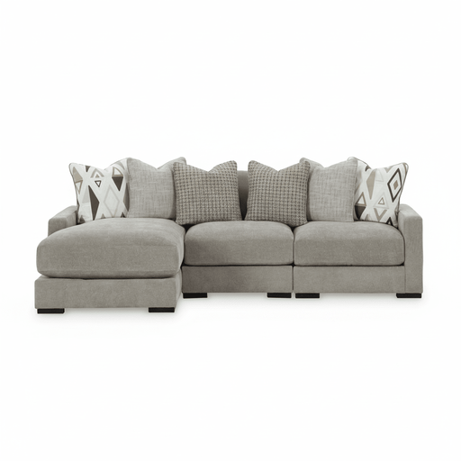 Aslan Court 3 - Piece Sofa Sectional with Chaise - Berre Furniture