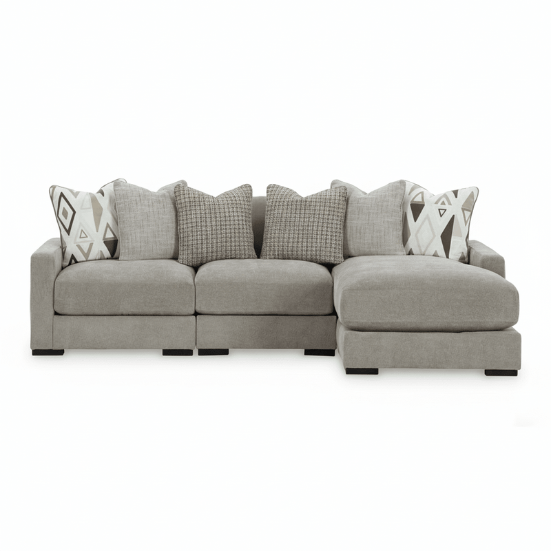 Aslan Court 3 - Piece Sofa Sectional with Chaise - Berre Furniture