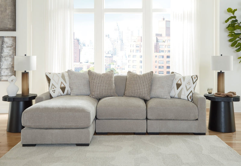 Aslan Court 3 - Piece Sofa Sectional with Chaise - Berre Furniture