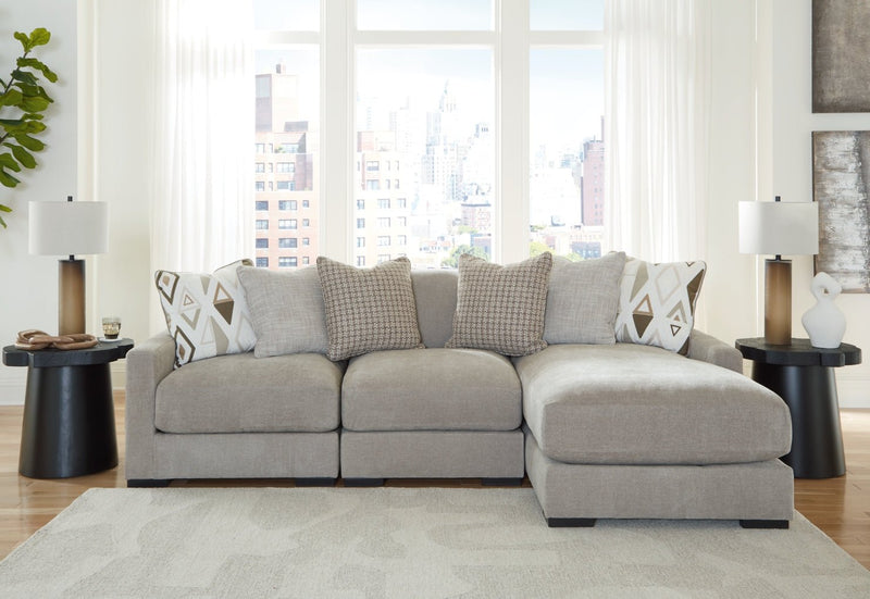 Aslan Court 3 - Piece Sofa Sectional with Chaise - Berre Furniture