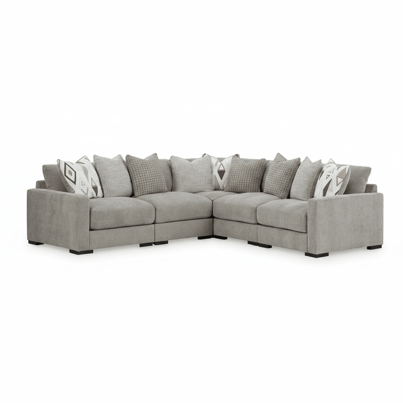 Aslan Court 5 - Piece Sectional - Berre Furniture