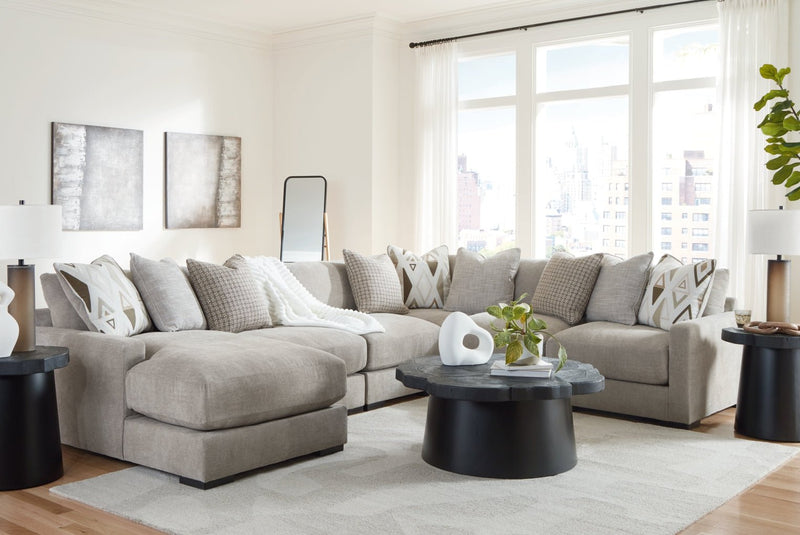 Aslan Court 6 - Piece Sectional with Chaise - Berre Furniture