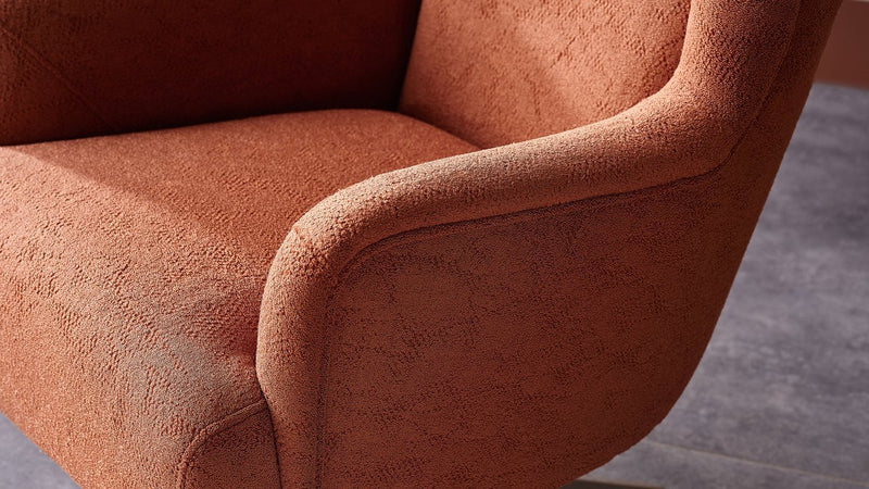 Atlanta Swivel Chair (Peru Brick) by Bellona